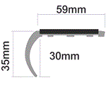 MR1 PVC Stair Nosing