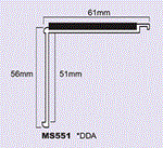 MS551-DDA Stair Nosing